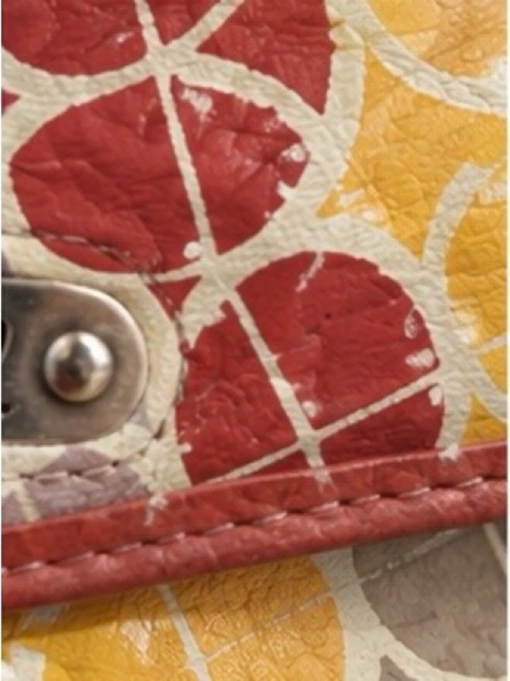 Fossil Multicolor Leather Organizer Wallet